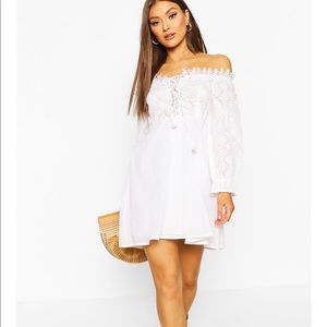 FINAL CHANCE NWT Boohoo Off Shoulder Dress